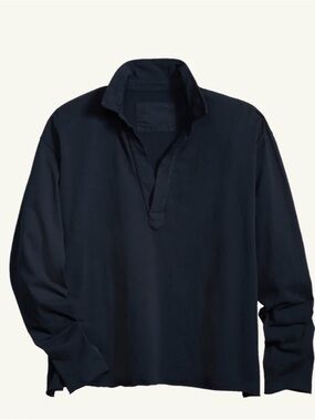 Frank & Eileen Popover Henley in Vintage Jersey size Small